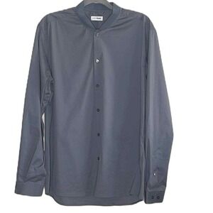 Alphatauri Gray Long Sleeve‎ Button Up Men's Shirt Size L
